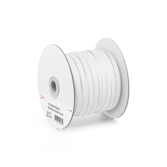 Dritz® 1/4" White Braided Elastic